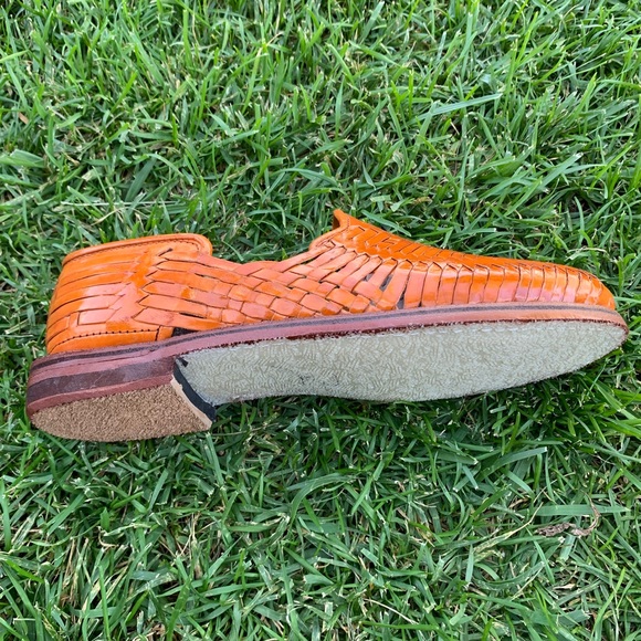 Men’s Closed Toe Sandal MOCCASIN HUARACHE COGNAC - Picture 6 of 7